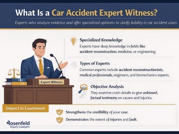 Detailed documentation of physical injuries following a crash.