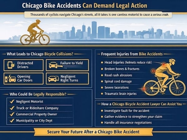 Experienced attorneys representing Chicago bicycle accident victims