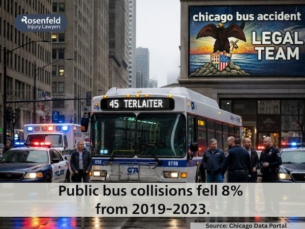 Scene of multiple private bus accidents on a highway.