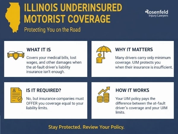 UIM coverage for medical expenses and lost wages in Illinois vehicle crashes