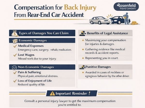 Compensation for Back Injury From Rear-End Car Accident