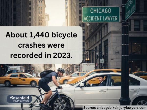 Reviewing recent Chicago bike accident statistics for injury claims.