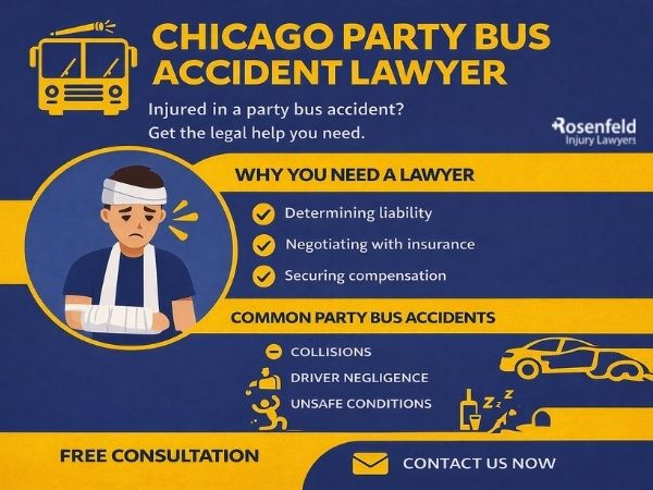 Reviewing evidence for a bus accident claim.