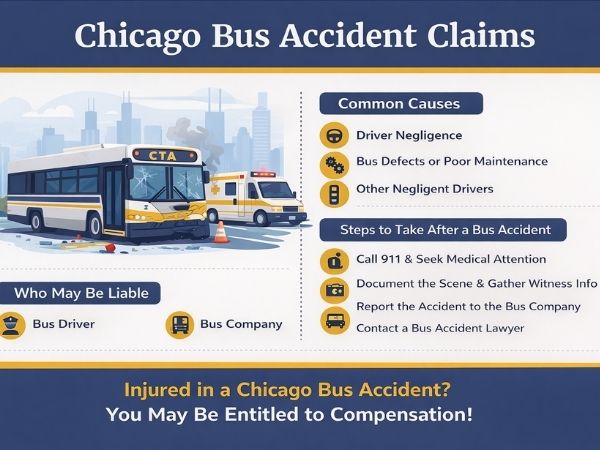 Professional legal documents regarding bus accident claims.