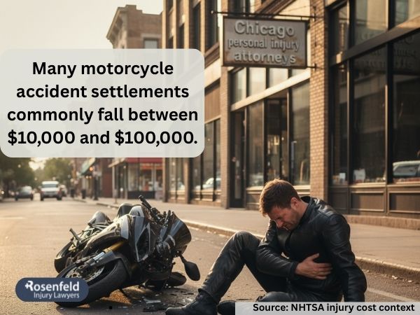 Formulas used to estimate the average motorcycle accident settlement