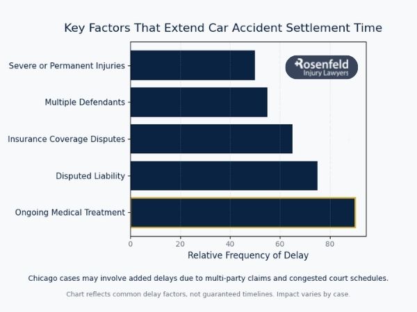 The timeline of a settlement after a car crash in Illinois