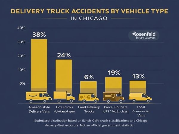 Consultation with a Chicago delivery truck accident attorney.