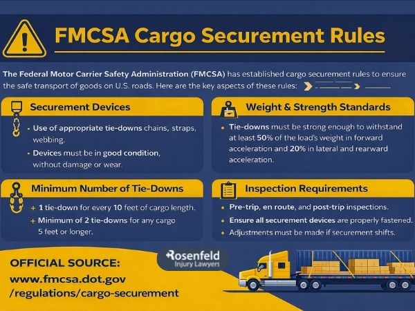 Performing a load inspection on a commercial motor vehicle.