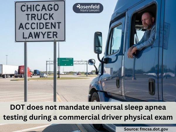 Legal risks associated with untreated sleep apnea in truck drivers.