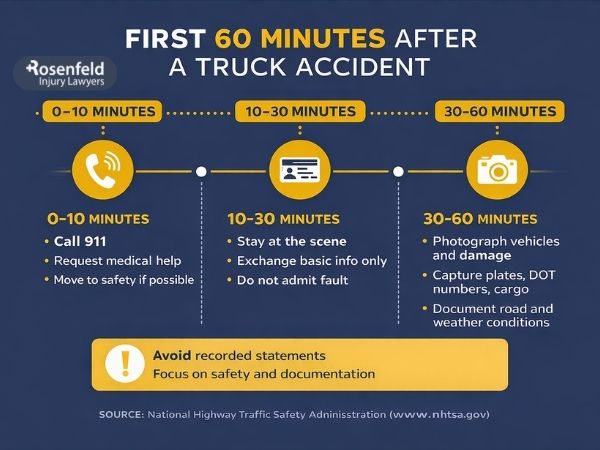 Essential steps to take after a serious truck crash.
