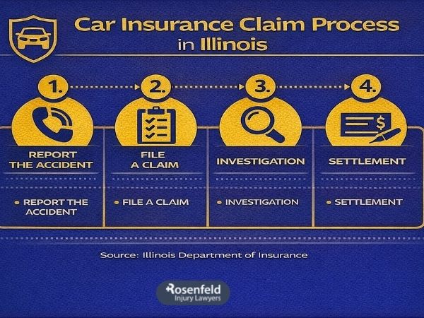 Organizing documents for filing a claim.