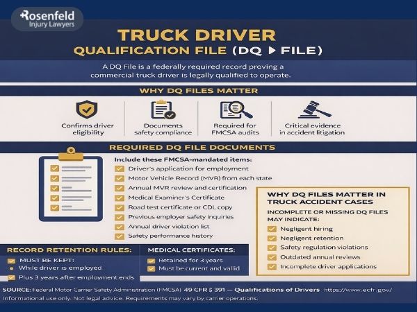 Maintaining an updated driver qualification file for safety compliance.