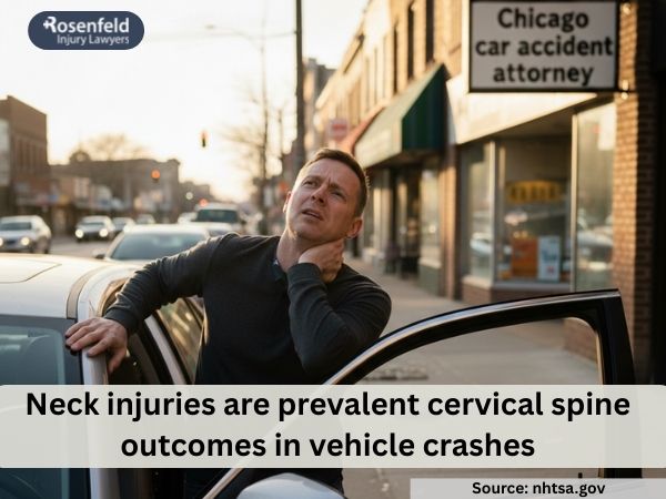 Understanding how individual risk factors affect neck injury severity.