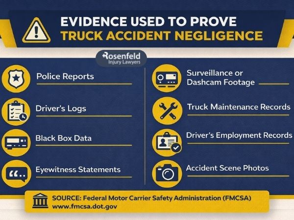 How a truck accident lawyer proves negligence