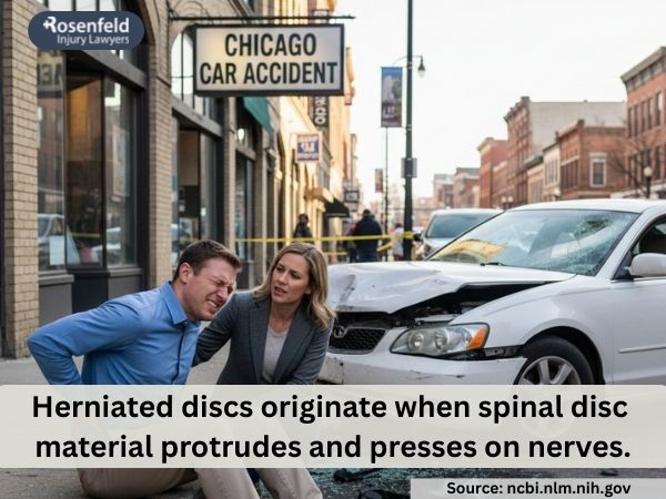 Diagnosing cervical spine herniation disc after a car accident