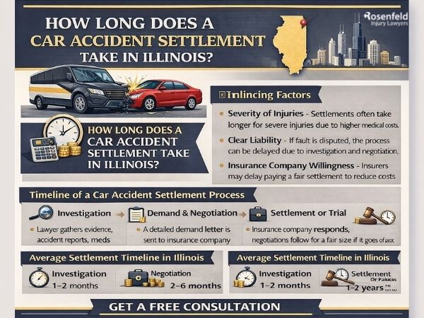 How long before the injured party receives a settlement after an auto accident