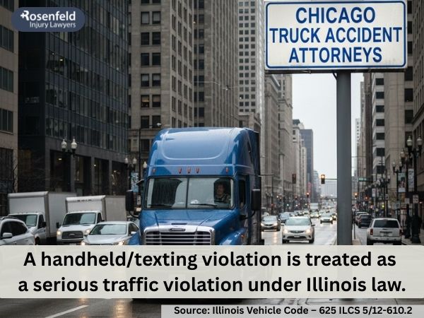 Maintaining a clean commercial driver's license record in Illinois.