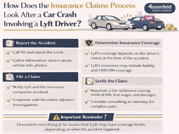 Determining liability for a rideshare driver in Chicago.