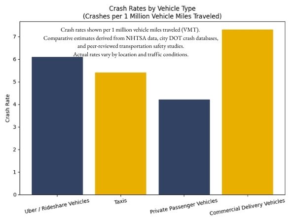 A professional uber driver providing a ride to a client.