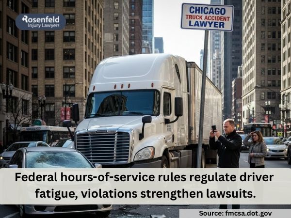 Mechanical failure causing a commercial driver to lose control.