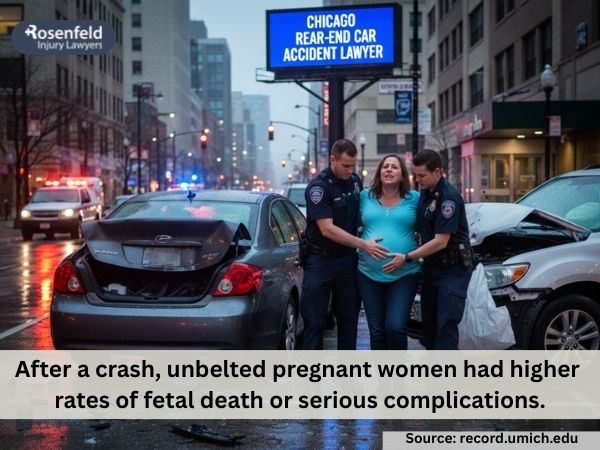 Potential brain injury risks when a person's head strikes the steering wheel.