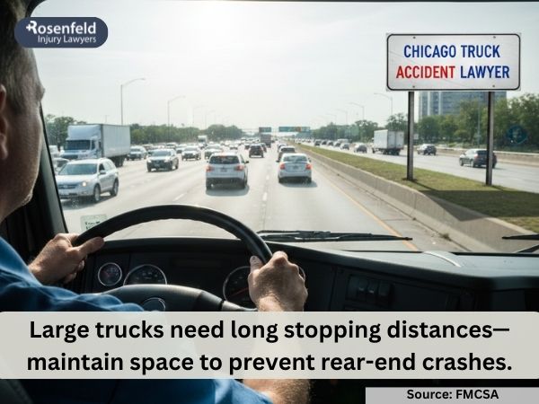Important safety tips for truck drivers in Chicago.
