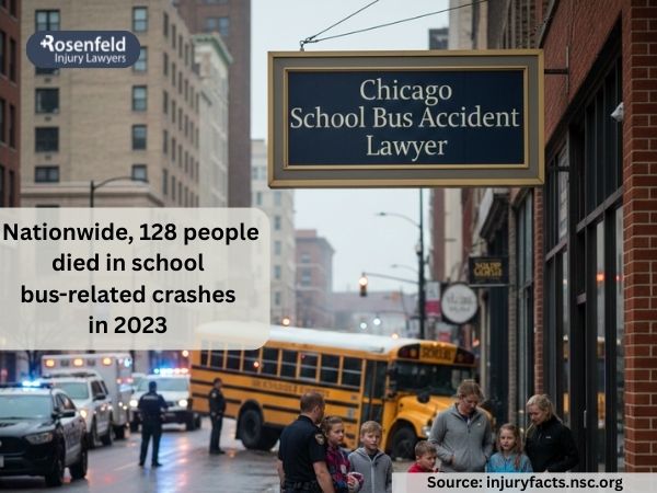 A professional bus accident attorney reviewing a client's records.