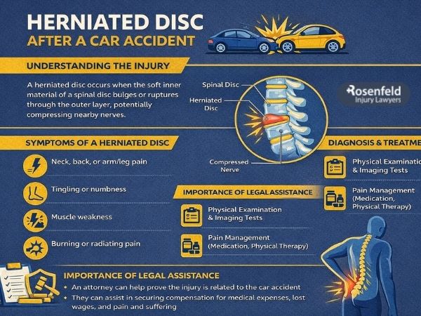 Recovering spinal surgery costs when a herniated disc occurs after a car accident