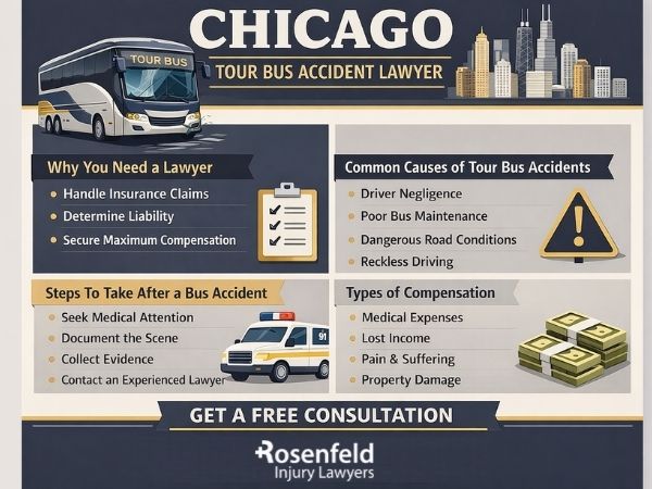 A professional bus driver operating a large tour vehicle.