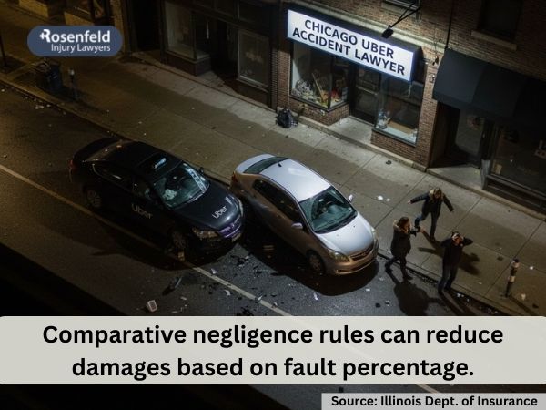 Legal representation for an injured Uber driver in Illinois.