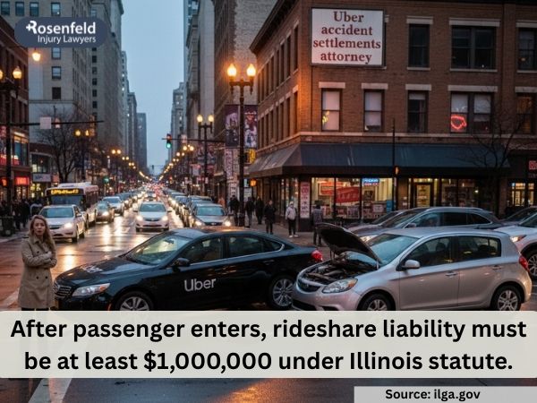 Insurance coverage limits for an injured uber driver.