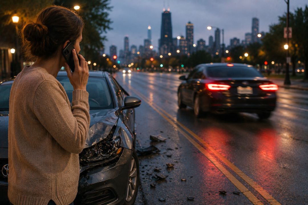hit and run car accident in chicago-what to do next?