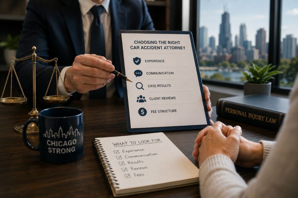 how to choose the right car accident attorney in chicago