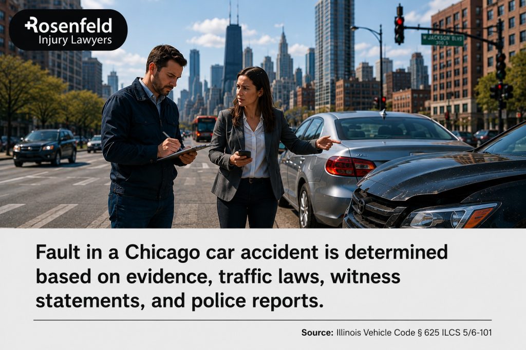 How Is Fault Determined in a Chicago Car Accident